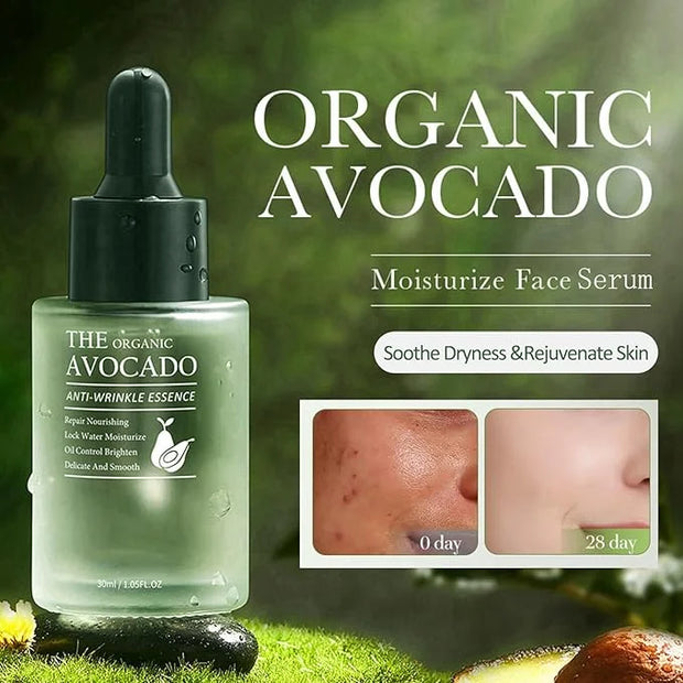 Avocado Skin Care Set, 6-In-1 Skincare Gift Set For Women Girls - Cleanser, Serum, Face & Eye Cream, Toner, Lip Balm, Face...