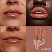 NYX PROFESSIONAL MAKEUP Shine Loud, Long-Lasting Liquid Lipstick with Clear Lip Gloss - Goal Crusher (Mid-Tone Beige) - Pr...