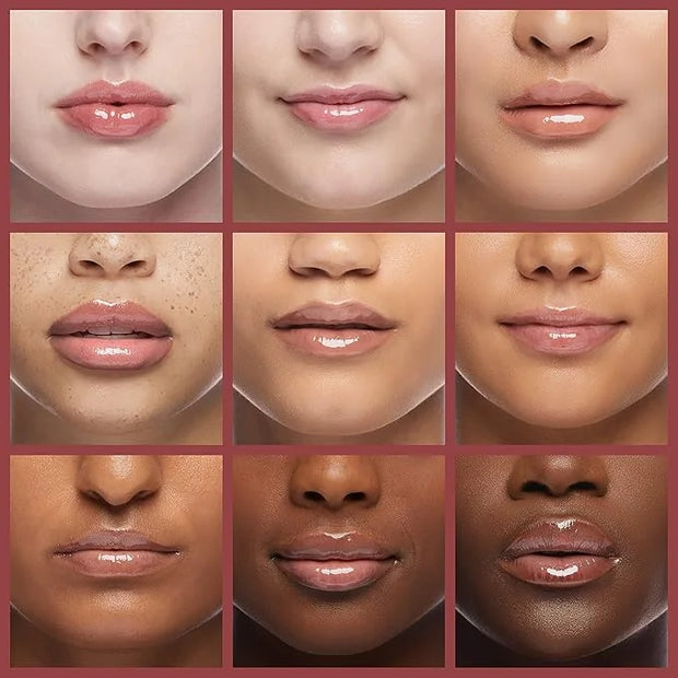 KYDA Hydrating, Moisturizing Lip Oil - Glossy, Tinted Lip Gloss for Dry Lips - Rosewood - Product Image