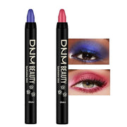 Kaely 2Pcs Cream Eyeshadow Sticks Set for Eyes Waterproof,Blue Shimmer & Red Shimmer Matte Eye shadow Stick Pencil Pen Bul...