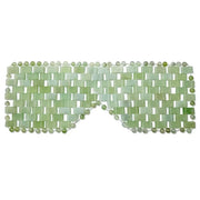 gemshan Jade Eye Mask 100% Natural Real Jade Stone Reusable Eye Mask for Hot & Cold Anti Aging，Headache and Migraine Relie...
