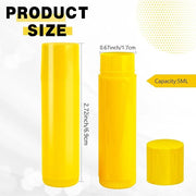 96 Pcs 5g Lip Balm Tubes bulk Plastic Empty Lip Balm Containers Refillable Rotatable Lipstick Tubes DIY Lip Gloss Balm Tub...