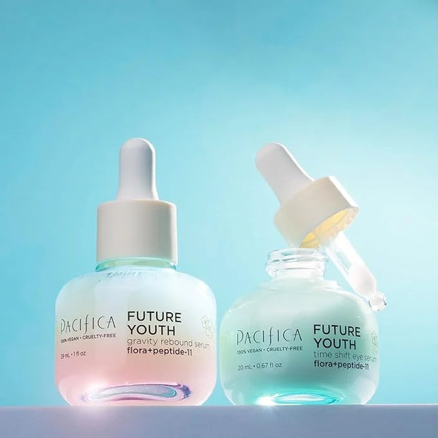 Pacifica Future Youth Time Shift Eye Serum – Peptide Eye Serum for Fine Lines & Dark Circles, Lifting & Firming Under Eye ...