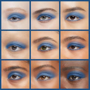 Erinde Single Dark Blue Matte Eyeshadow Palette, High Pigmented Eye Shadow Powder, Long Lasting, Ultra-Blendable, Intense ...