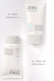 rom&nd ZERO SUN CLEAN 01.FRESH SPF50+ PA++++ 01 Fresh, Daily Sunscreen, Non-Greasy, No White Cast, Watery Texture, Soft Fi...