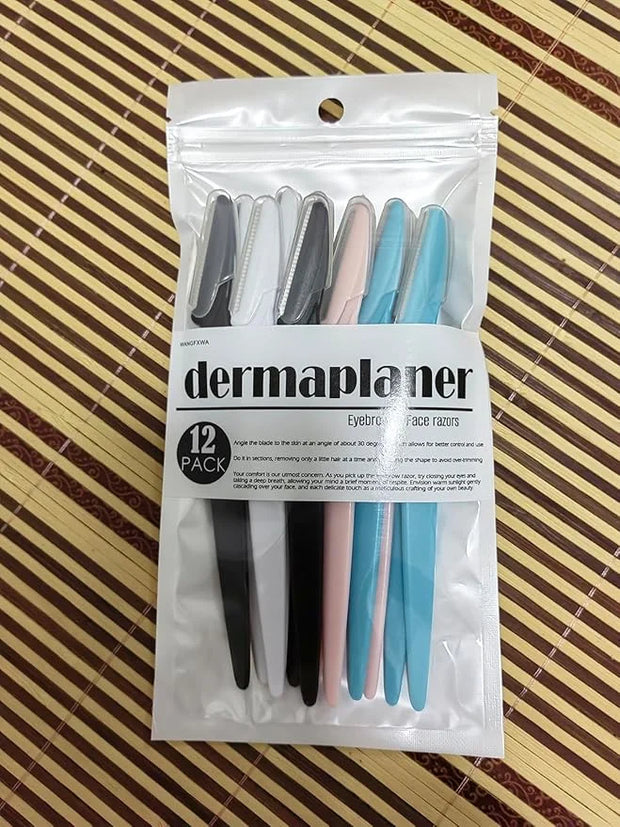 Dermaplane Razor For Women Men Eyebrow Razors Dermaplaning Tool For Face Shaver Home Hair Beauty blade Trimmer Microblades...