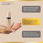 Sudden Allure Instant Under Eye Treatment Serum – Erase Under Eye Bags, Dark Circles, Wrinkles & Lift Sagging Eyes - Insta...