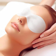 50 Sheets Disposable Eye Masks Non Woven, Cotton Paper Facial Eye Covers, DIY Clear Spa Cosmetic Paper Sheets for Skincare...