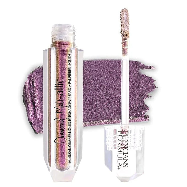 Cream Eyeshadow BY Physicians Formula Mineral Wear Diamond Metallic Eye Makeup Precious Purple - Product Image