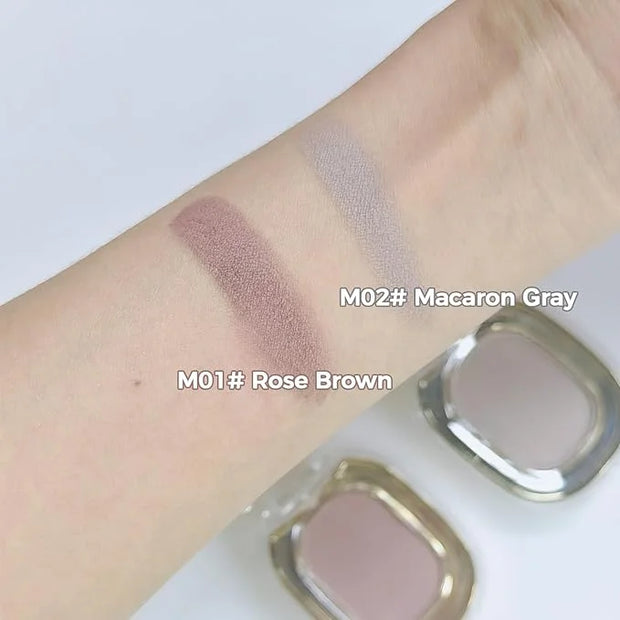 Erinde Single Light Brown Matte Eyeshadow Palette, High Pigment, Long Lasting, Intense Color, Neutral Nudes Naked Matte Pr...
