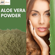 100% Natural Aloe Vera Leaf Powder Pure Aloe Barbadensis Natural Moisturizer Replenish Dry Skin Healthy Hair Care 0.50 LBS...
