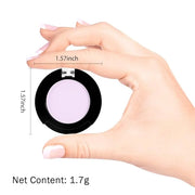 Monochrome Matte Eyeshadow Makeup Palette, Highly Pigmented Light Purple Eyeshadow Palette, Matte Pressed Powder Eye shado...