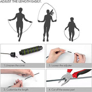 Jump Rope, Tangle-Free Rapid Speed Jumping Rope Cable - Product Image