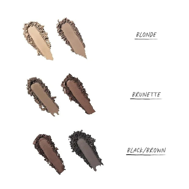 Soft Brow Define & Fill Powder Duo, Includes Dual ended Brush, Vegan and Cruelty Free (Black/Brown) - Product Image