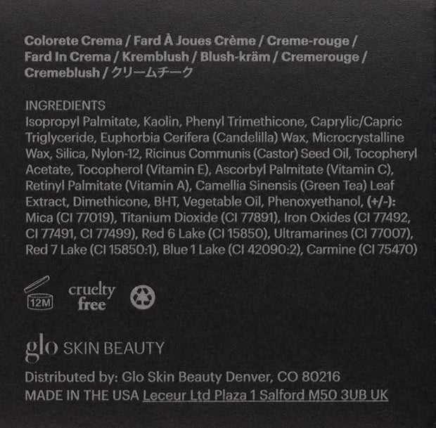 Glo Skin Beauty Cream Blush in Guava - Vibrant Watermelon - 4 Shades - Long Lasting, Semi-Matte Finish - Cruelty Free, .12...