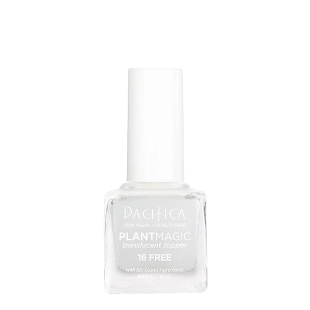 Pacifica Natural Nail Polish – Plant Magic Translucent Pearl White Nail Polish - Plant Based, Non-Toxic & Clinically Teste...