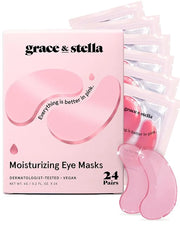 grace & stella Award Winning Under Eye Mask - Birthday Gifts For Women - Bridesmaid Gifts - Reduce Dark Circles, Puffy Eye...