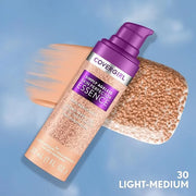 Covergirl Simply Ageless Skin Perfector Essence Foundation, 30 Light-Medium, Tinted Skin Perfector, Skincare Makeup Hybrid...