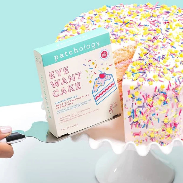 Patchology Eye Want Cake Limited Edition Hydrating & Smoothing Eye Patches – Under Eye Masks for Puffy Eyes, Dark Circles,...