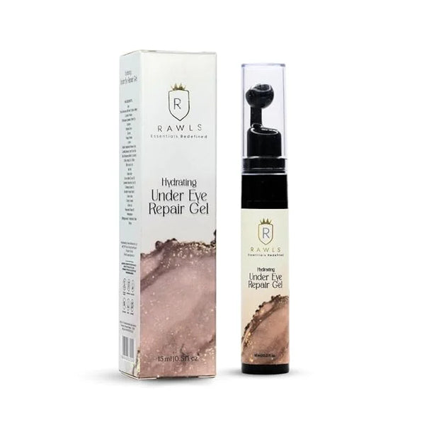 Under Eye Gel – Reduces Puffiness, Dark Circles & Eye Bags – With Hyaluronic Acid, Niacinamide & Marine Botanicals – Light...