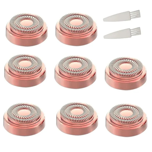 for Finishing Touch Replacement Heads Flawless Facial Hair Remover Gen 2,Double Halo Painless and Smooth (8PCS, GEN 2) - P...