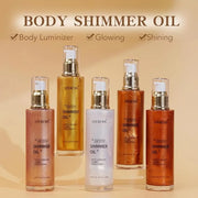 Liyalan Shimmer Body Oil Golden Brown