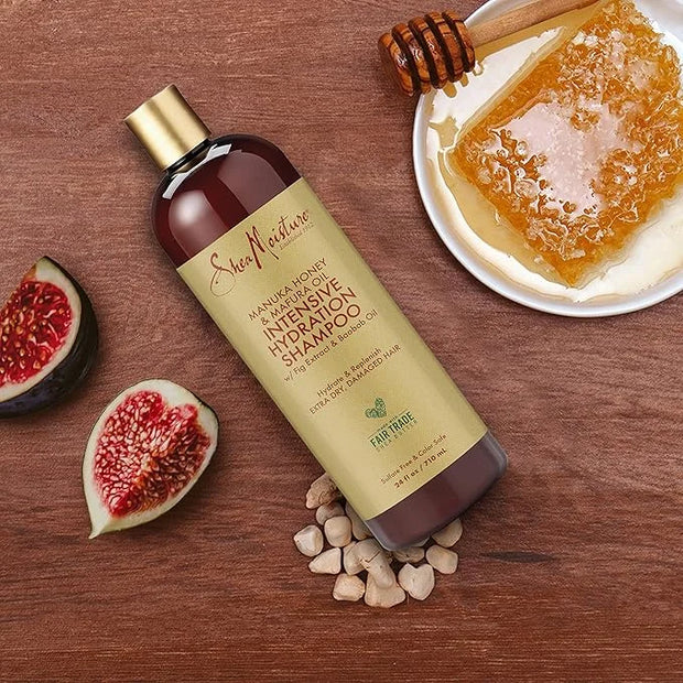 Shea Moisture Shampoo & Conditioner Set – Intensive Hydration Hair Care Formulas with Manuka Honey & Mafura Oil for Extra ...