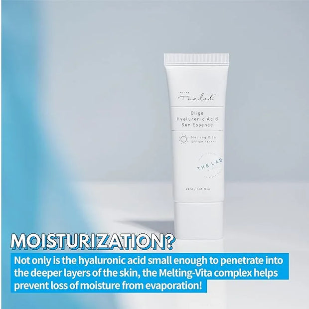 Blanc Doux Oligo Hyaluronic Acid UVA UVB Sun Essence Airy Touch 1.35 Oz SPF 50+ PA++++ Reef-Safe Makeup Base Sunscreen No ...
