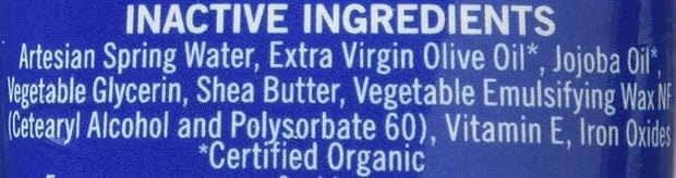 Green Screen Organic Sunscreen Zinc Oxide SPF 31 Tinted BRONZE - Soy-Free - Vegan - Gluten-free - 8oz/230g As 2x4oz