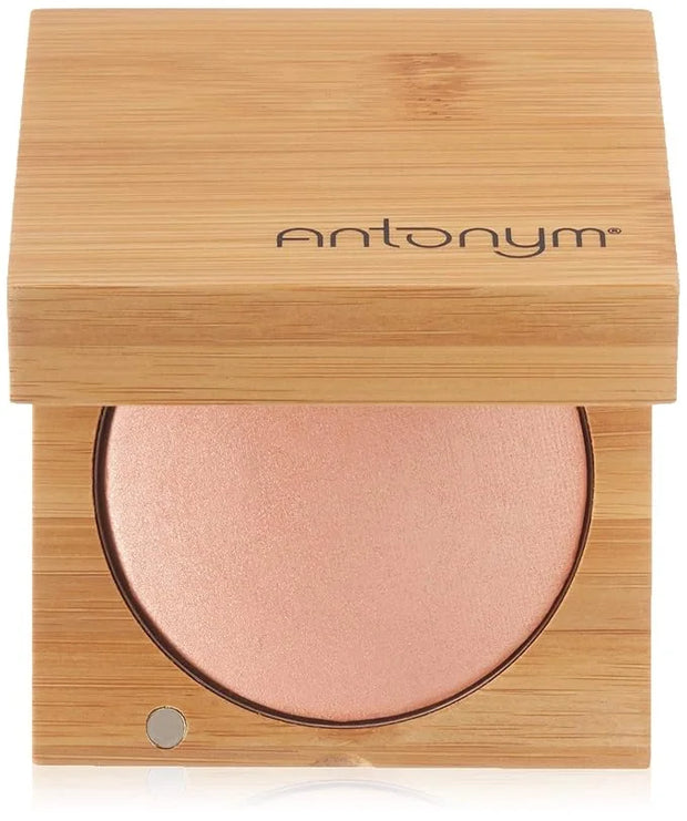 Antonym Cosmetics Baked Blush for Cheeks Face Powder Makeup Wrinkle Defying Minimize Fine Lines Pores Mattifying Highlight...