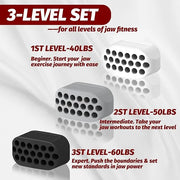 Jaw Exerciser for Men 3 Resistance Levels Jawline 6 Pcs - Product Image