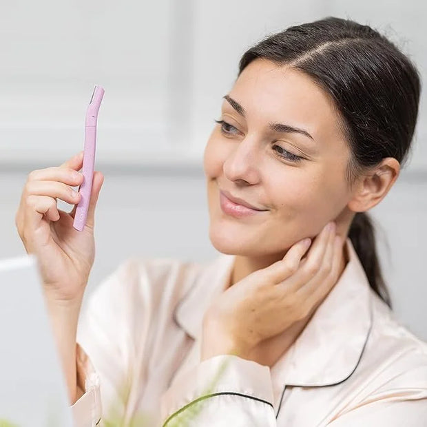 Sakya Biodegradable Women's Dermaplaning Tool - Dermaplane Facial Sensitive Skin Hair Removal Face Razor, Twinkle Blade fo...