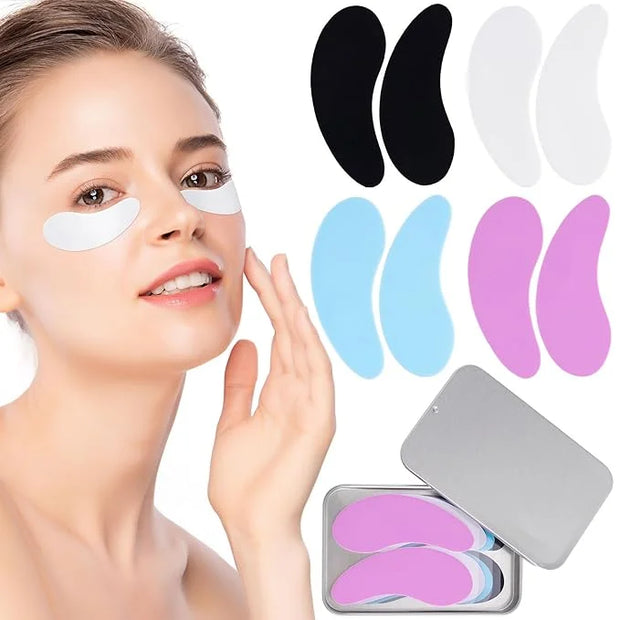Joez Wonderful Under Eye Patches 4 Pairs, Silicone Reusable Eye Patches, Under Eye Mask for Skin Care Effect to Reduce Wri...