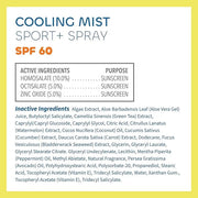 Seaweed Bath Co. Cooling Mist SPF 60 Sport Broad Spectrum Hybrid Sunscreen Spray, 6 Ounce, Sustainably Harvested Seaweed, ...