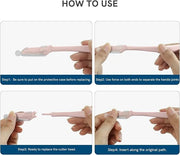 Eyebrow Razors for Women, Replaceable Face Razors kit, Dermaplane Shaving Tool for Men & Women, Face Razors for Peach Fuzz...