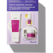 Murad Target Barrier Damage (3 Piece Value Set) - AHA/BHA Cleanser, Hyaluronic Cream Moisturizer, Cellular Hydration Serum...
