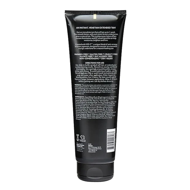Norvell Venetian Sunless Self Tanner Gradual Color Extender Moisturizing Lotion, 8.5 fl.oz - Self Tanning Cream with Viole...