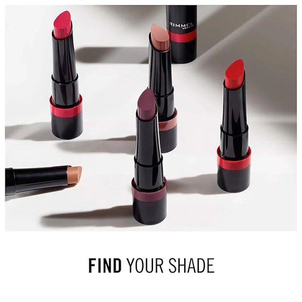 Rimmel Lasting Finish Matte Lipstick, 560 Crimson Desire (Pack of 2) - Product Image