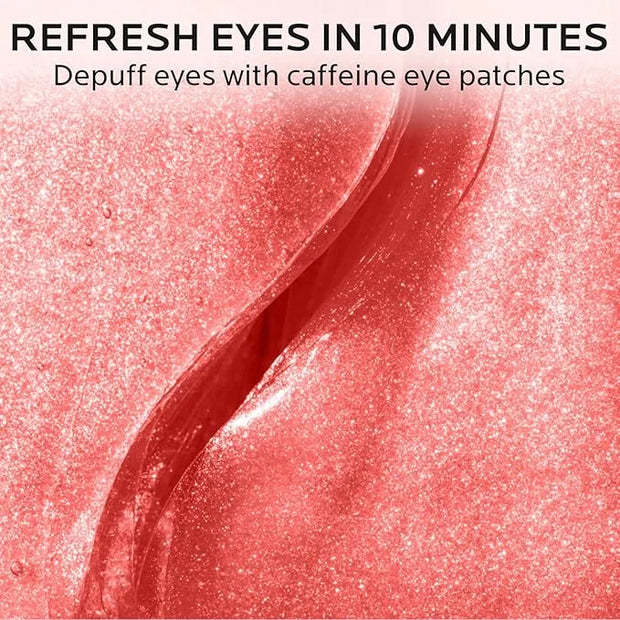 Dr. Pure Under Eye Patches for Puffiness: Dark Circles and Puffy Eyes Treatment Caffeine Eye Mask with Niacinamide Hyaluro...