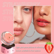 Bee Lip Balm Honey Pot, Strawberry