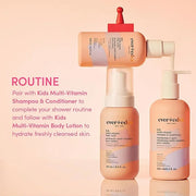 Evereden Kids Shampoo and Conditioner 2 in 1: Cool Peach, 8.5 fl oz. | Gentle Kids Skin Care | Non-toxic and Clean Ingredi...