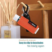 5PCS Lip Balm Holder Keychain Lipstick