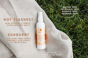 Victoria's Lavender Organic Aloe Vera Spray - For Sunburn, Hot Flashes & Post Workout Cooling, Contains Aloe Vera Gel & Pu...