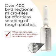 Microplane Colossal Foot File Scraper - The Original Stainless Steel Foot Rasp, Dead Skin/Callus Remover for Feet, Gentle ...