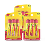 Carmex Daily Care Moisturizing Lip Balm with SPF 15, Strawberry Lip Balm Tubes, 0.35 OZ Each - 3 Count (Pack of 3) - Produ...