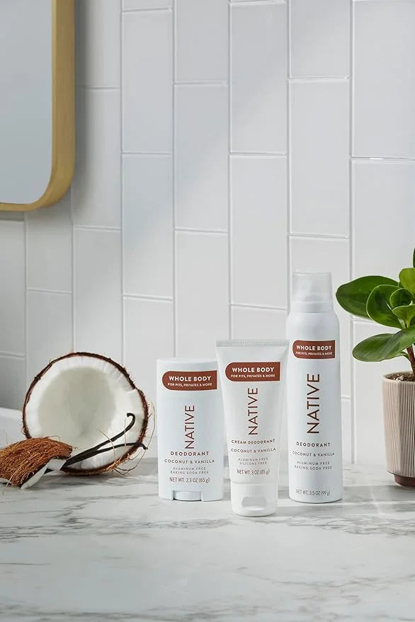 Native Whole Body Deodorant Cream Contains Naturally Derived Ingredients, Deodorant for Women & Men | 72 Hour Odor Protect...