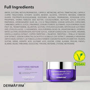Dermafirm Soothing Repair Hydrating Face Cream R4 | Daily Face Moisturizer Facial Lotion with Eucalyptus, Peptide and Coll...
