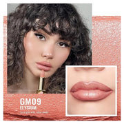 Oulac Metallic Coral Lipstick Set 3PCS High Impact Lipcolor with Moisturizing Formula, Vegan Beauty, Full-Coverage Lip Col...
