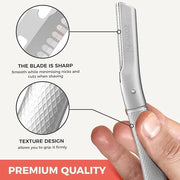 ZOMCHI Eyebrow Razor, Face Razors for Women&Men, Eyebrow Trimmer Shaper with Precision Cover,Facial Shaver with 6 Blades (...