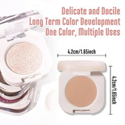Pressed Single Matte BrownEyeshadow Palette, Matte Burly Wood eyeshadow For Old Women, Pigmented Waterproof Sombras Para O...